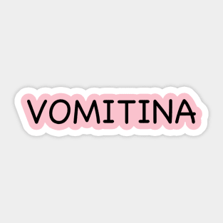 Vomitina Sticker
